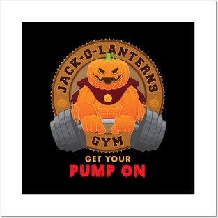 Jack-O-Lanterns Gym Posters and Art